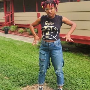 Universal Thread Size 8/29 Hand Ripped Jeans